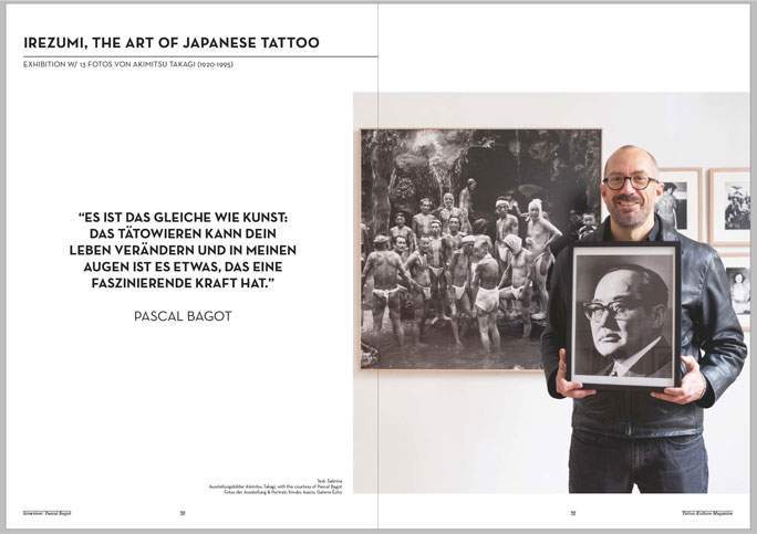 Tattoo Kulture Magazine interview Pascal Bagot Akimitsu Takagi