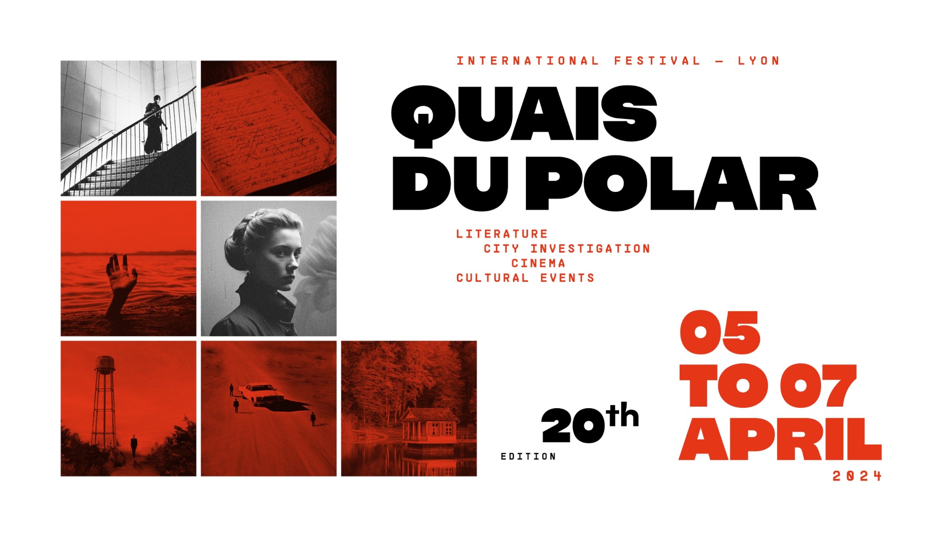 Exhibition at Artribal Tatouages for Quais du Polar, Lyon International Thriller Festival in April 2024.